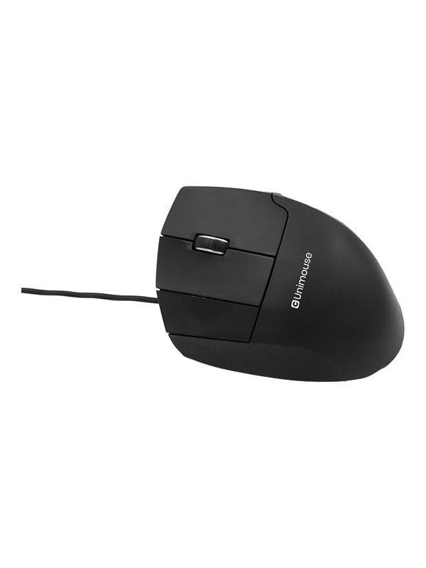 Contour Unimouse - mouse - USB-C - black - Left-handed - Mouse - Optic - 7 knappar - Svart
