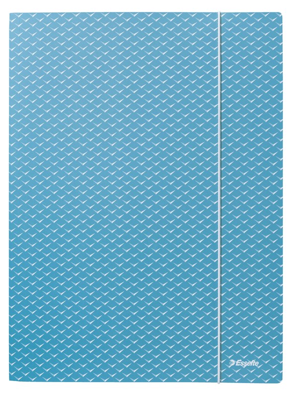 Esselte  Colour'Breeze Card 3-Flap Folder Blå