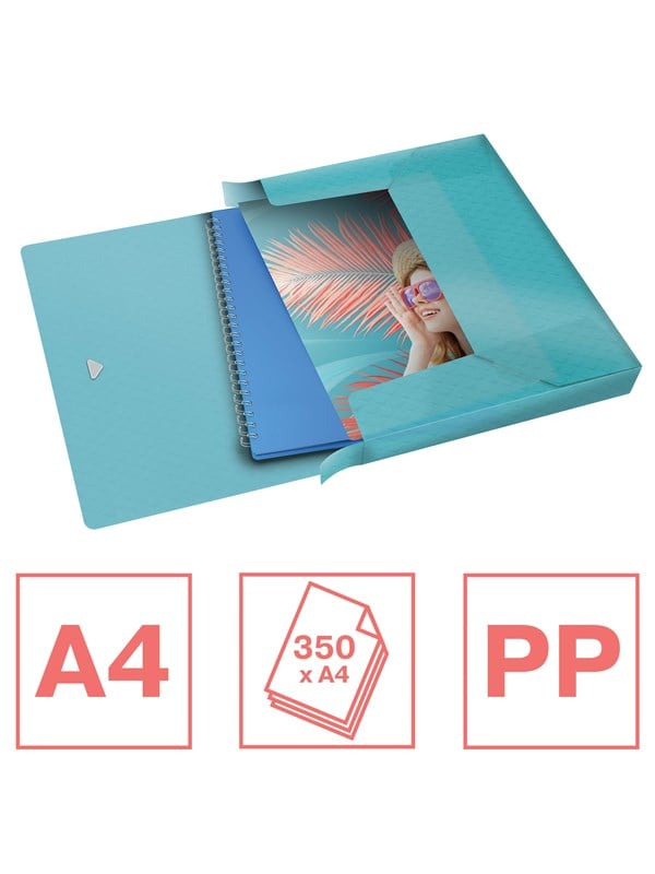Produktfoto för Esselte Colour'Breeze extra kapacitet arkivbox Blå