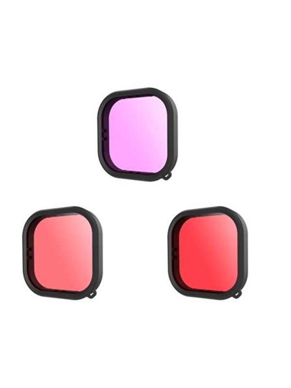 Telesin Lens Waterproof Filter Set Telesin For Gopro Hero 9 / Hero 10 / Hero 11 / Hero 12 Gp Flt 904