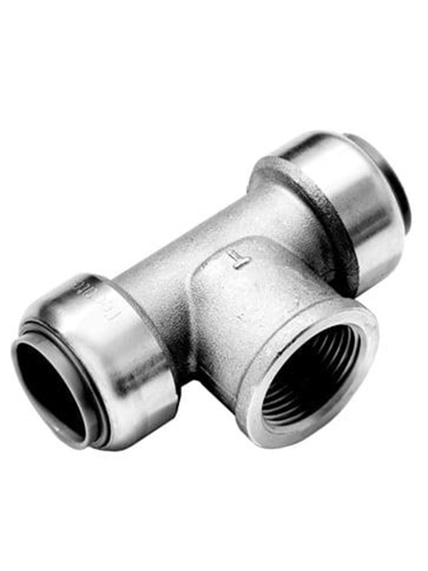 Roth female branch tee push-fit 22 mm x 3/4" x 22 mm
