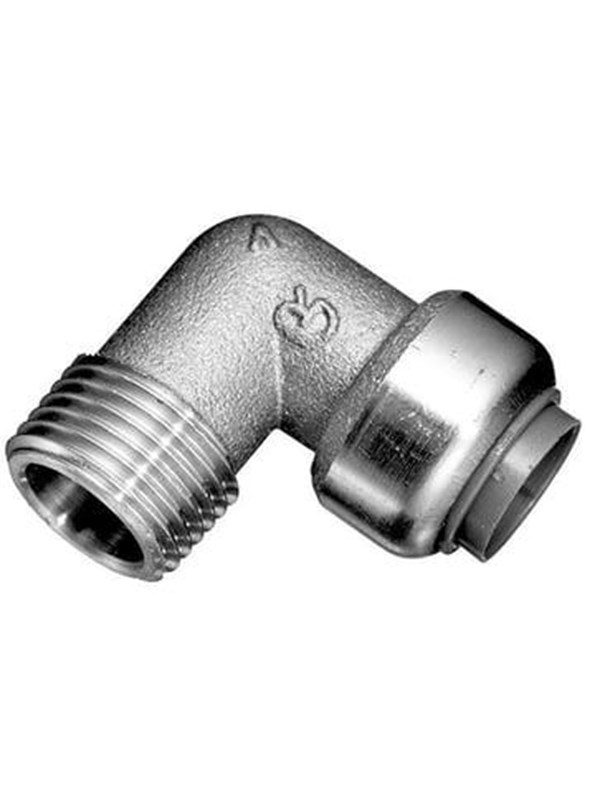 Roth male elbow 90° push-fit 18 mm x 1/2"