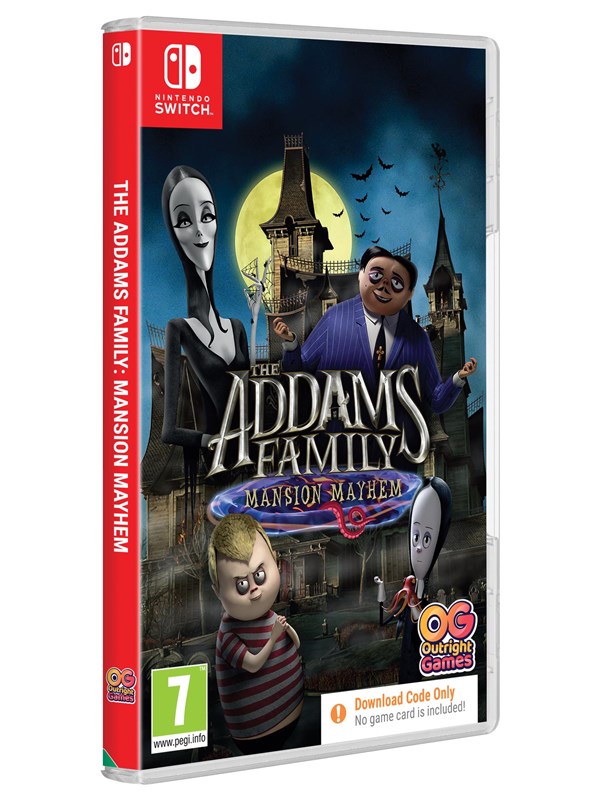 The Addams's Family: Mansion Mayhem (Code in a Box) - Nintendo Switch - Action