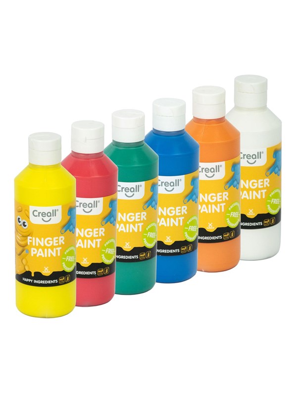 Creall Finger Paint Set Preservation-free 6x250ml