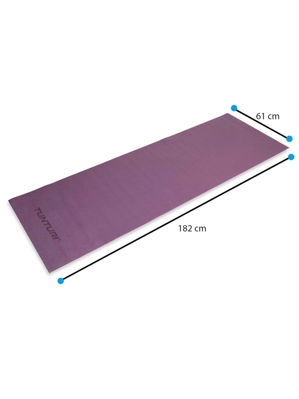 Produktfoto för Tunturi PVC Yogamatta - 4mm/lila