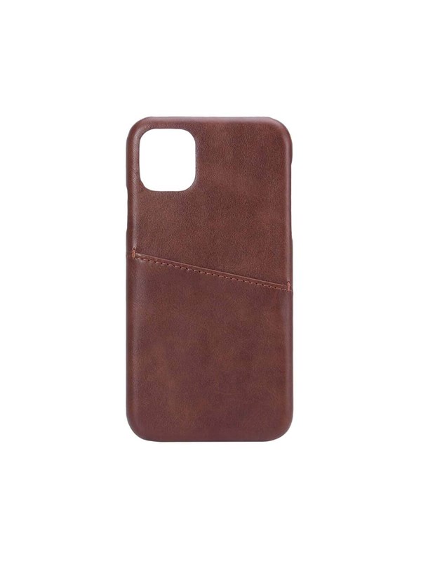 ONSALA Mobilecover Brown iPhone 11 Creditcard Pocket