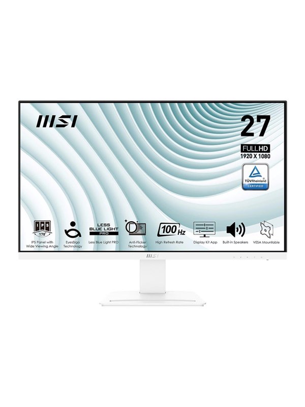 27" MSI PRO MP273AWDE - 1920x1080 (FHD) - 100Hz - IPS