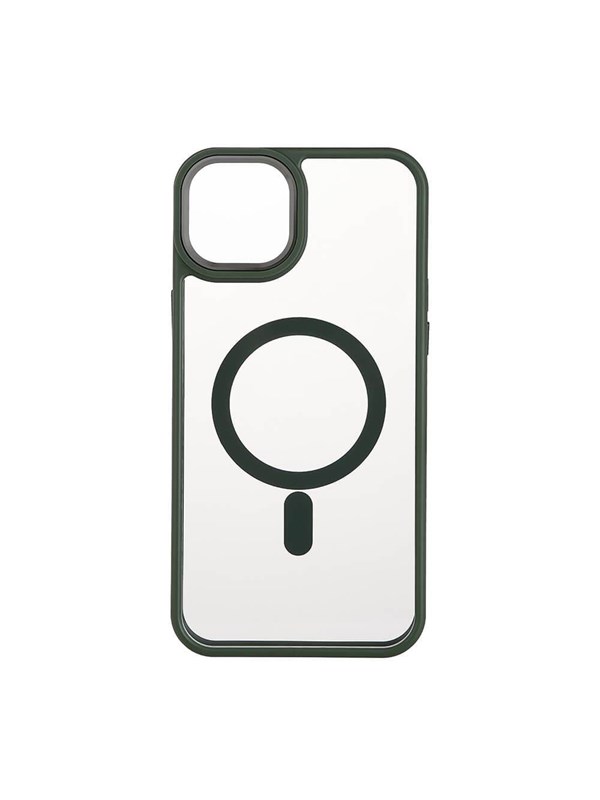 ONSALA Phone Case Bumper MagSeries Green & Clear - iPhone 15 Plus