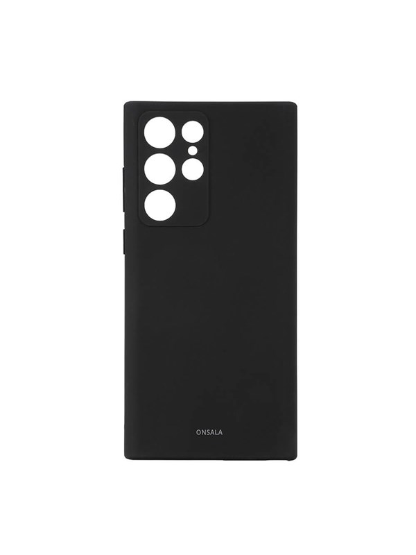 Onsala Phone Case Silicone Black Samsung S22 Ultra