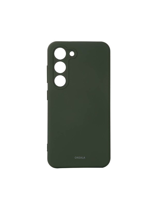 Onsala Phone Case Silicone Dark Green Samsung S23 5g
