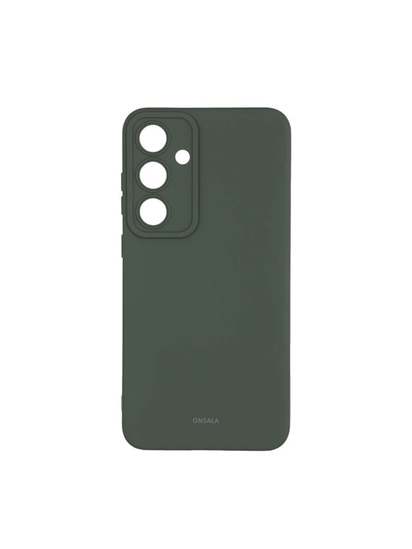 Onsala Phone Case With Silicone Feel Olive Green Samsung S24 5g