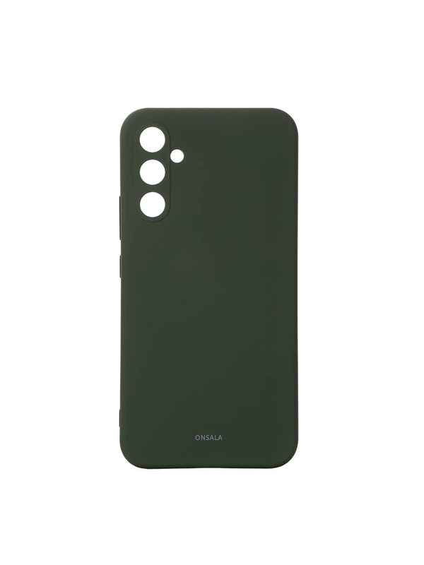 Onsala Phone Case With Silicone Feel Olive Green Samsung A35 5g