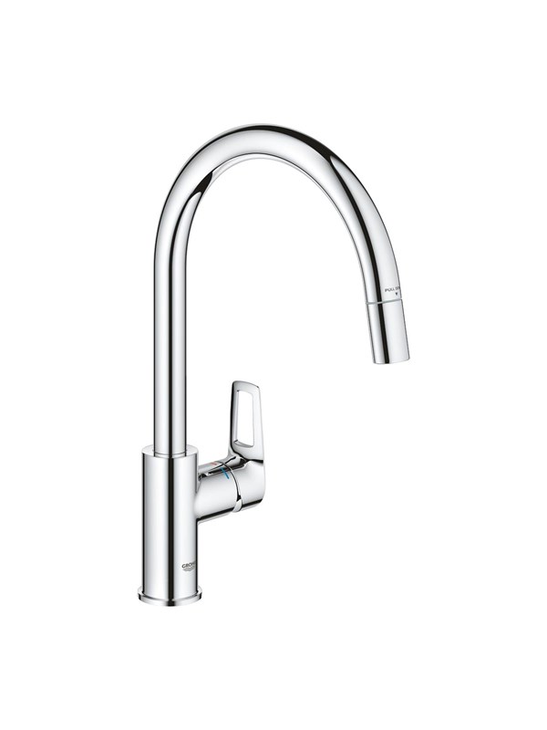 Grohe BauLoop kitchen mixer chrome