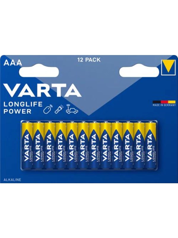 VARTA Longlife Power AAA 12 Pack