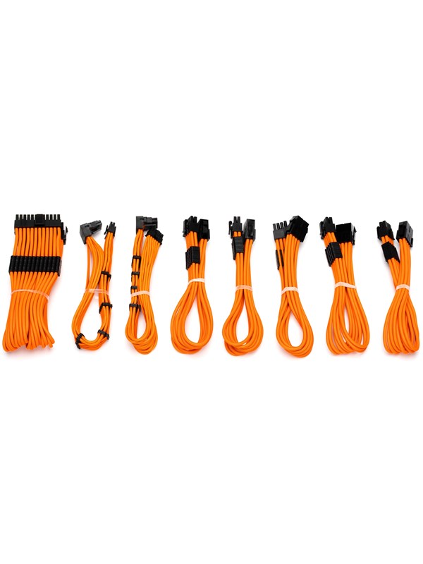 DUTZO Sleeved ström förlängningskabel Pro kit – Orange