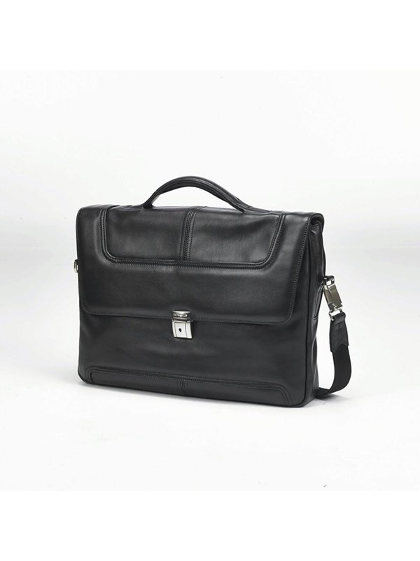 Samsonite Computer Bag Sidaho 15.6\" Portfolio Leather Black