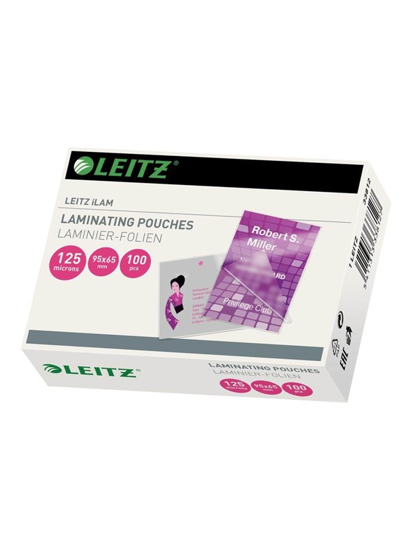 Leitz - 100 - 65 x 95 mm - lamination pouches