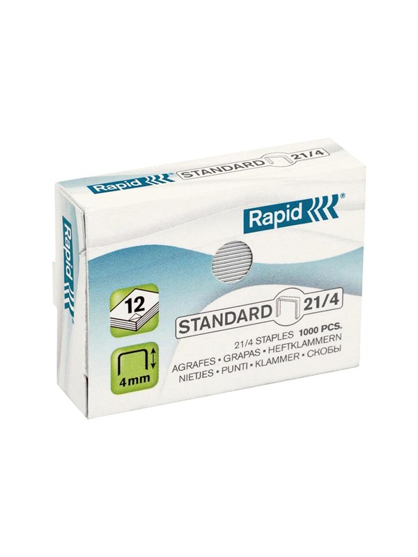 Rapid Standard - staples - 21/4 - 4 mm - pack of 1000