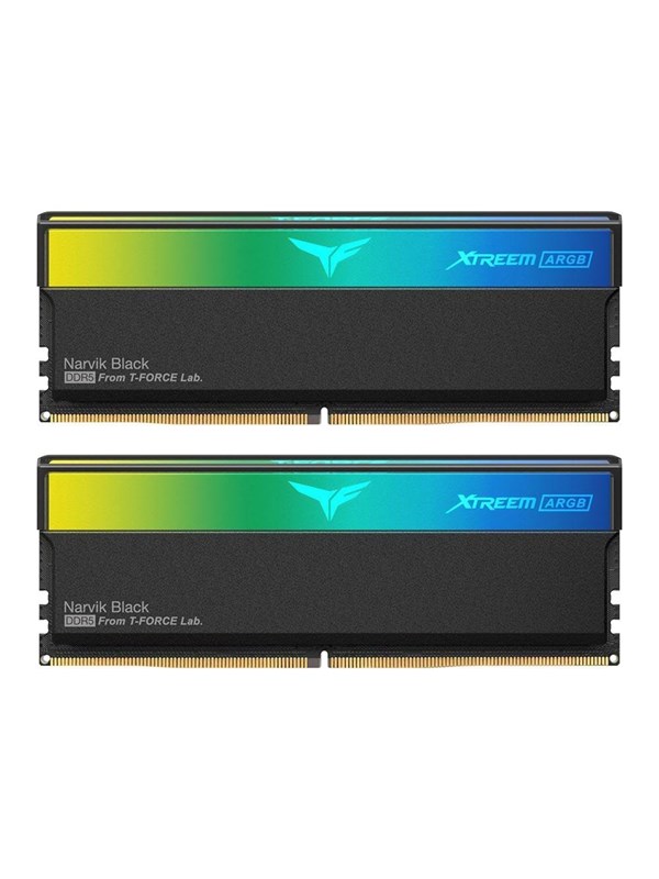 Team Group T Force Xtreem Argb Ddr5 4100 32gb Cl36 Dual Channel 2 Pcs Intel Xmp Svart