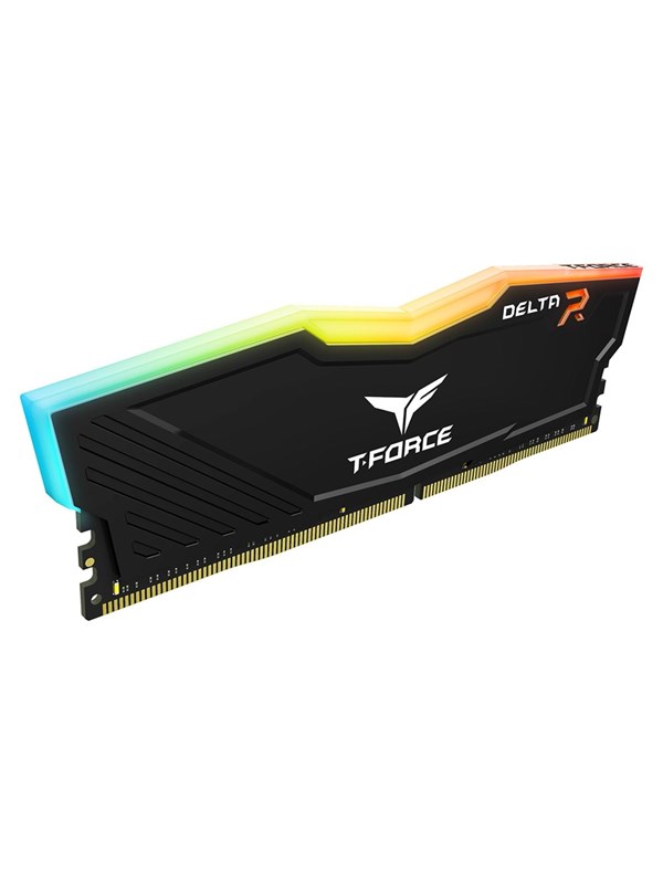 Team Group T Force Delta Rgb Ddr4 3200 32gb Cl18 Single Channel 1 Pcs Intel Xmp Svart Med Rgb