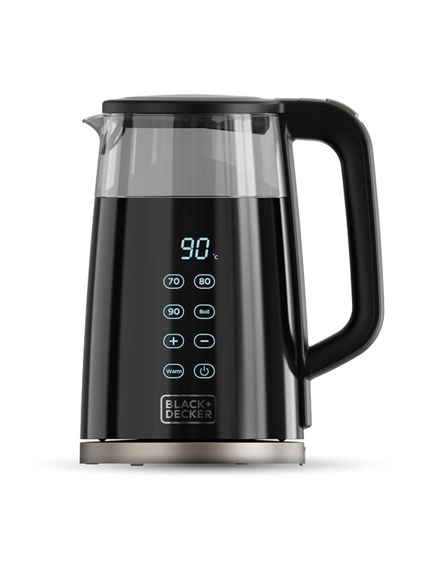 Black & Decker Vattenkokare Kettle Glass Black 1.7L - Svart - 2200 W