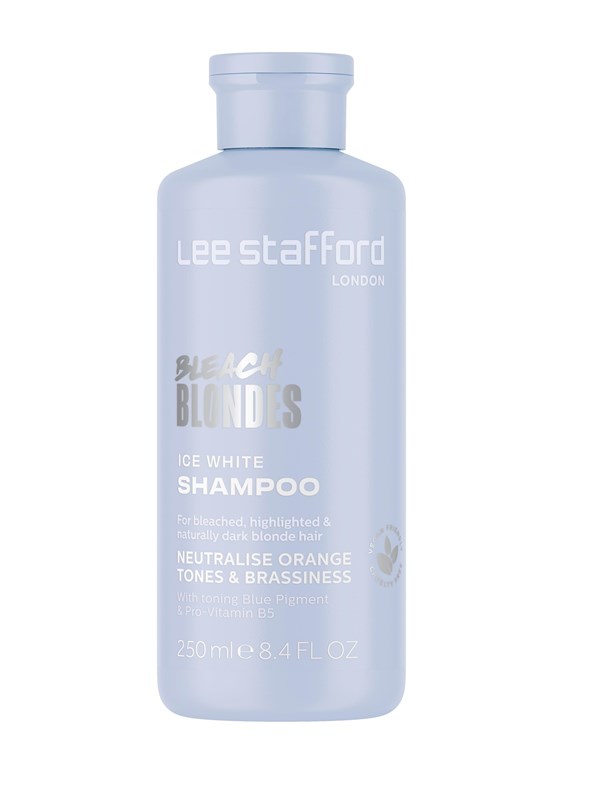 Lee Stafford Bleach Blondes Ice White Toning Shampoo 250 ml