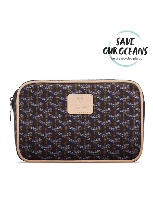 Cimi Vittorio - Mens Washbag - Graphic Print