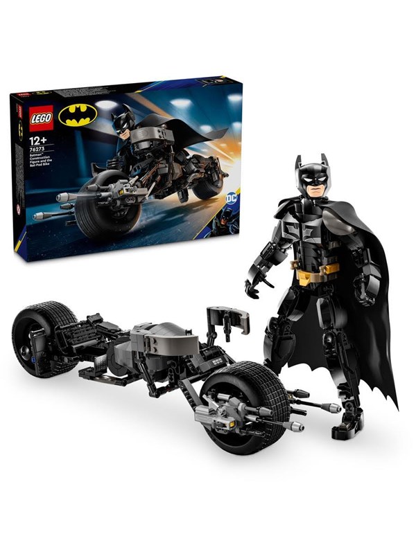 LEGO Super Heroes 76273 Batman™ byggfigur och Batpod-cykeln