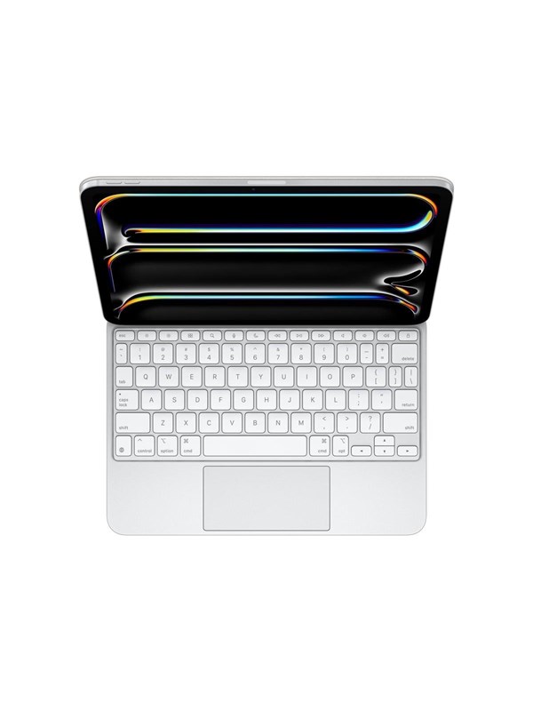 Apple Magic Keyboard for iPad Pro 11‑inch (M4) - US English - White - Tastatur & Folio set - Engelska (US) - Vit