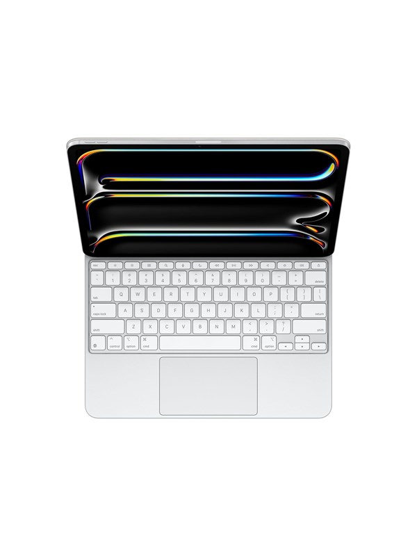 Apple Magic Keyboard for iPad Pro 13‑inch (M4) - US English - White - Tastatur & Folio set - Engelska (US) - Vit
