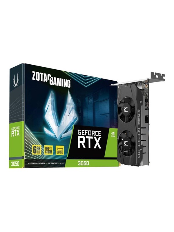 Zotac Geforce Rtx 3050 Low Profile 6gb Gddr6 Ram Grafikkort