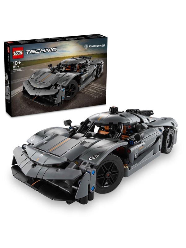 LEGO Technic 42173 Koenigsegg Jesko Absolut grå hyperbil