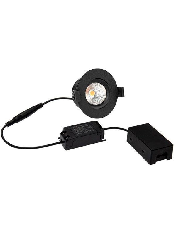 HiluX D3 Tilt360 - Full Spectrum LED Recessed spot - Ra97 - 2700K - Black