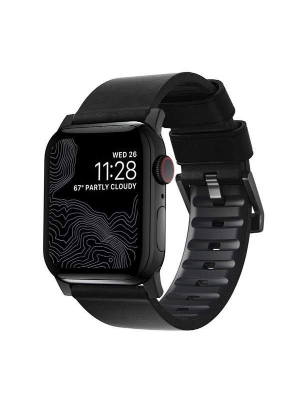 Nomad - Active Band Pro - 44mm/42mm Black Hardware Black Active Leather FKM