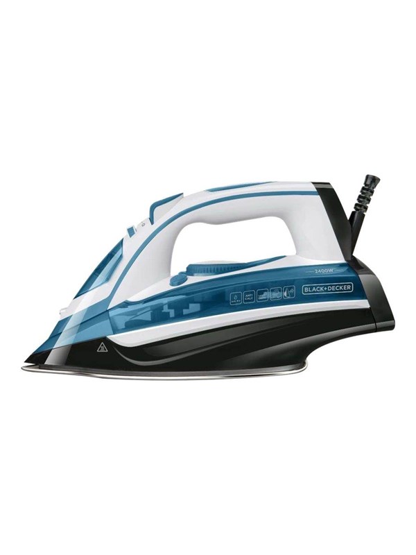 Black & Decker Ångstrykjärn BLACK+DECKER BXIR2402E - steam iron - sole plate: stainless steel