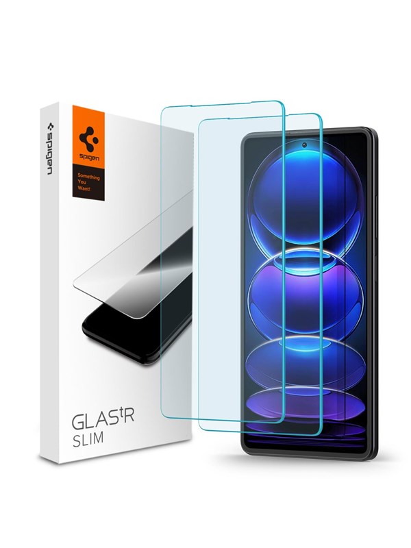 Spigen Glass Tr Slim 2 Pack Xiaomi Redmi Note 12 Pro 5g/redmi Note 12 Pro 5g/poco X5 Pro 5g