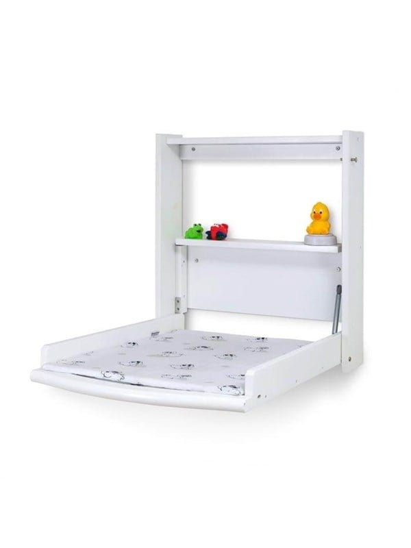 Babytrold Changing table for wall incl. mattress