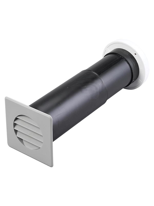 Duka Telescopic valve Type 300 Ø75 mm grey/white