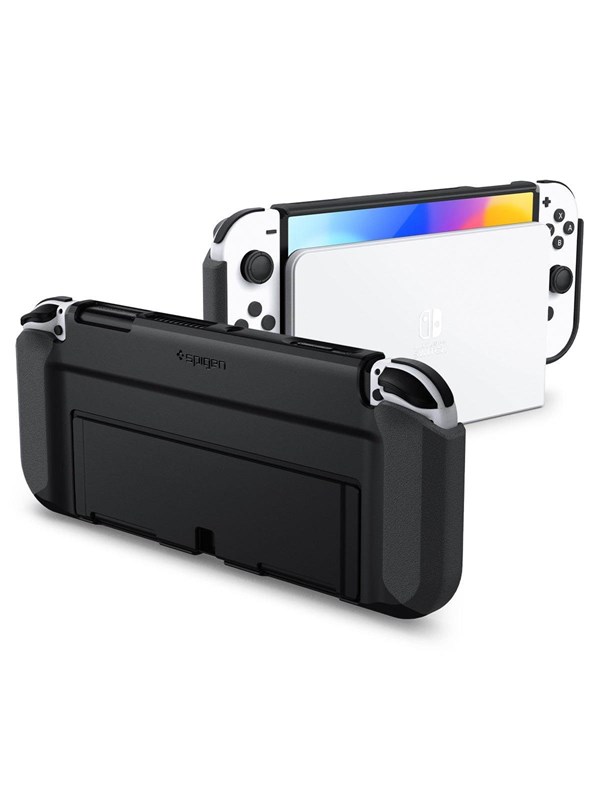 Spigen Thin Fit - black - Nintendo Switch OLED - Miscellaneous Tillbehör till spelkonsol - Nintendo Switch OLED