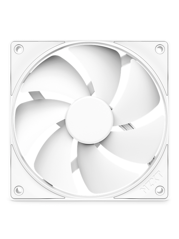 NZXT F120P V2 - Static Pressure - Chassi fläkt - 120mm - Vit - 30 dBA
