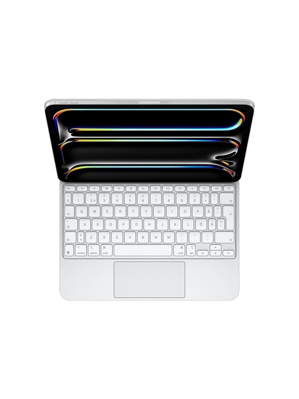 Apple Magic Keyboard for iPad Pro 11" M5 | M4 - Swedish - White - Tastatur &amp; Folio set - Svenska - Vit