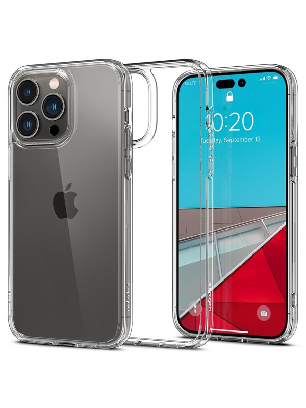Produktfoto för Spigen Ultra Hybrid iPhone 14 Pro Max crystal clear