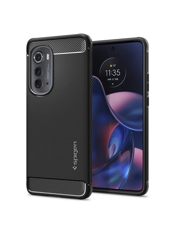 Spigen Rugged Armor - black - Motorola Edge 2022