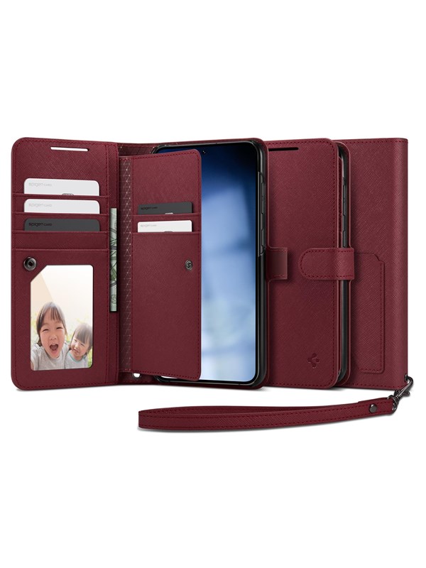 Spigen Wallet S Plus Burgundy Samsung Galaxy S23