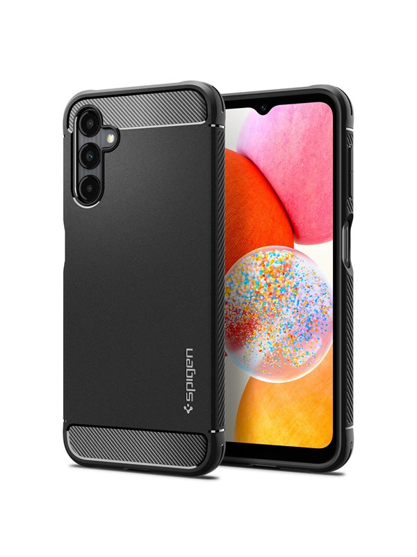 Spigen Rugged Armor Black Samsung Galaxy A14 Lte