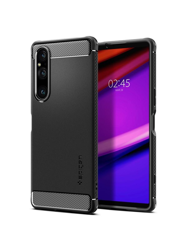 Spigen Rugged Armor Black Sony Xperia 1 V