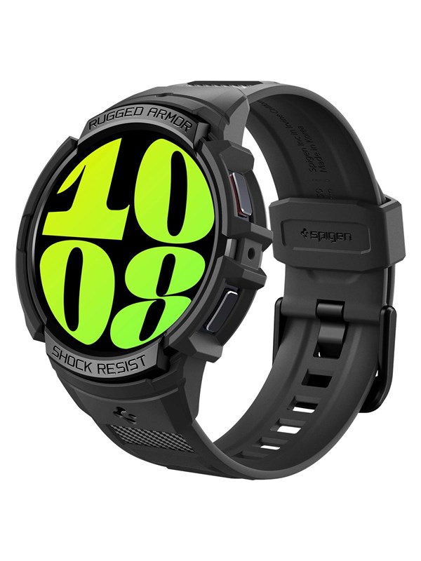 Spigen Rugged Armor Pro Black Samsung Galaxy Watch6 44mm