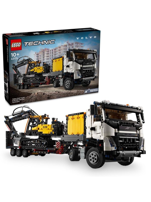LEGO Technic 42175 Volvo FMX lastbil & EC230 elgrävmaskin