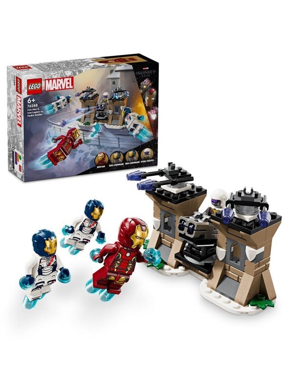 Produktfoto för LEGO Super Heroes Iron Man & Iron Legion mot Hydrasoldat 76288