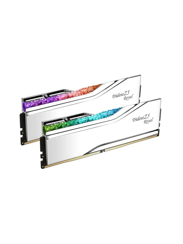 G.skill Trident Z5 Royal Ddr5 7600 32gb Cl36 Dual Channel 2 Pcs Intel Xmp Silver Med Rgb
